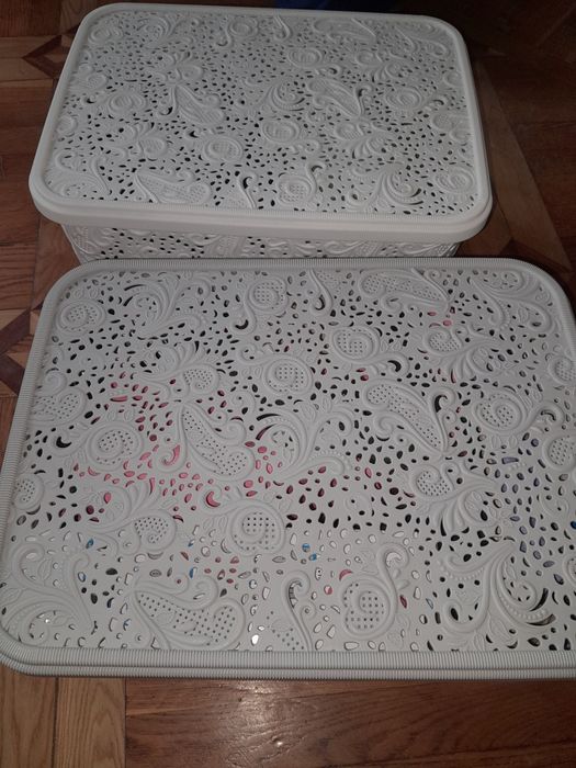 Кошик "Ажур" з кришкою 18 літрів