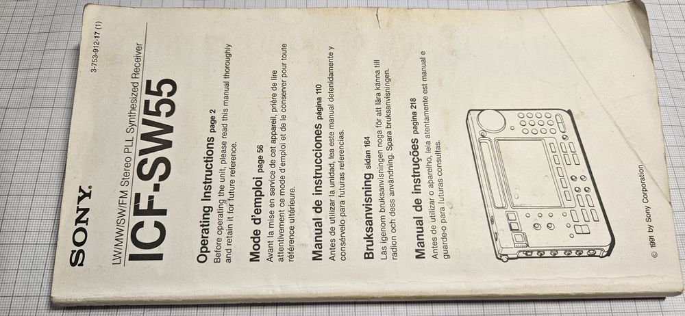 радиоприемник Sony ICF-SW55