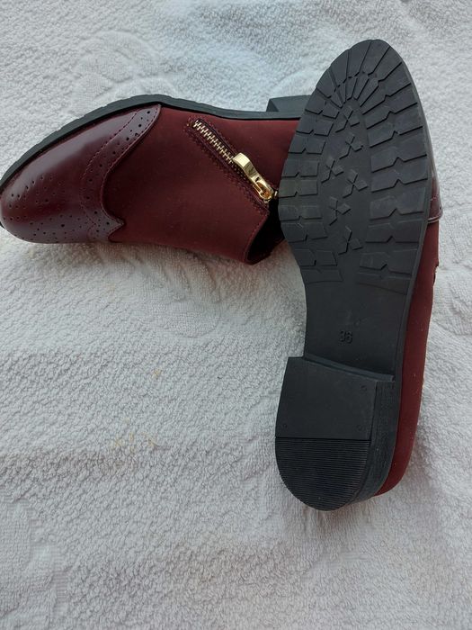 Sapatos Bordeaux_Novos_36_Oportunidade_10€