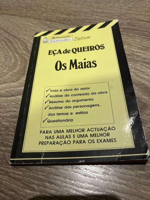 Os Maias , Eça Queirós - livro de suporte