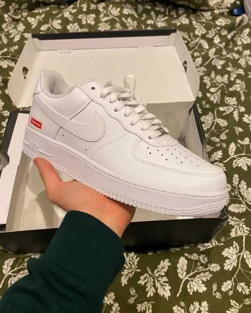 Współpraca Nike Air Force 1 Low x Supreme White. R.38