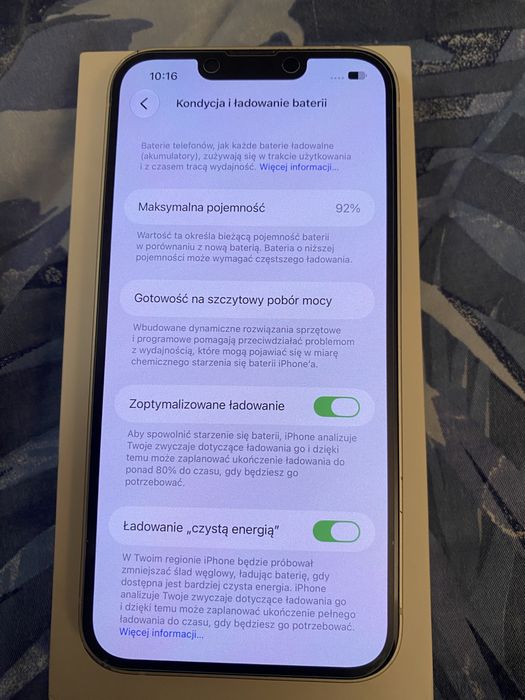 Iphone 13 128gb 92% bateria