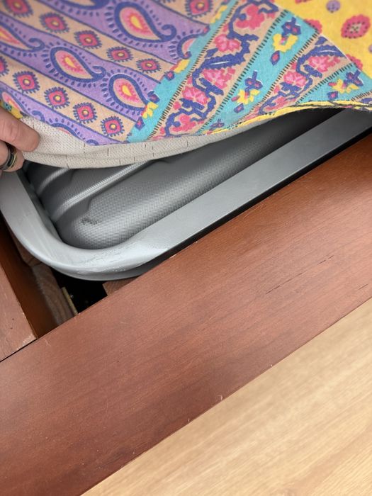 Conjunto cama de madeira