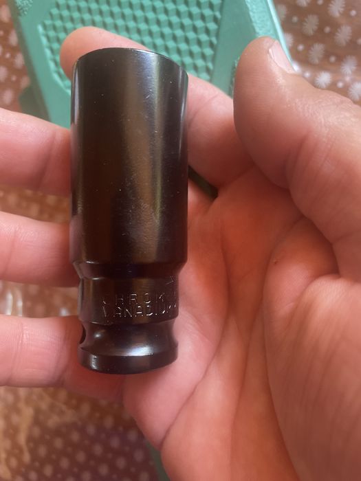 Подовжена ударна торцева головка 24мм 1/2 crom-vanadium якісна 6 гран