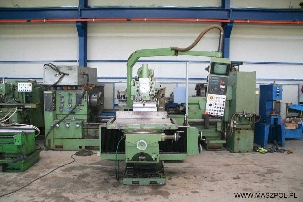Frezarka MAHO - 800 P czytniki HEIDENHAIN - FILM !
