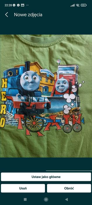 Tomek i przyjaciele t-shirt dziecięcy r. 116