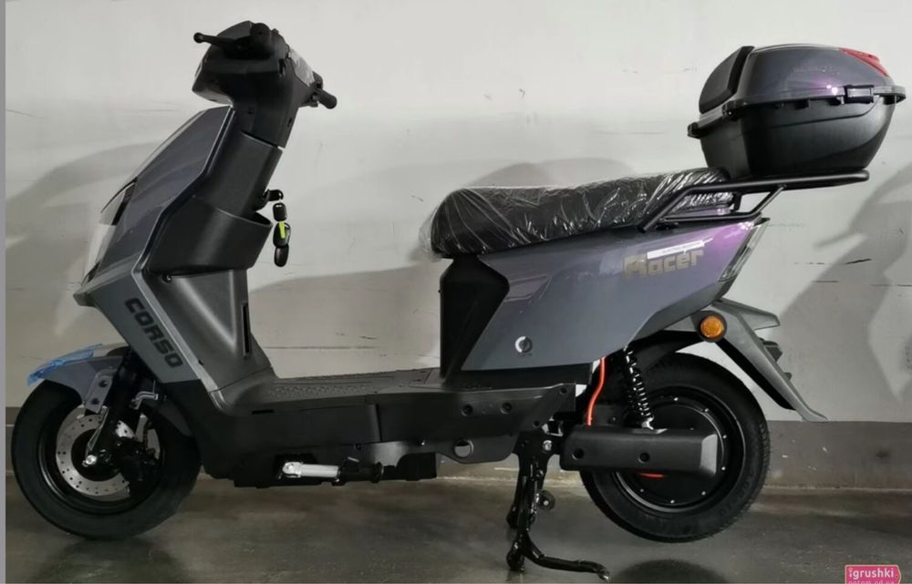 Безкоштовна доставка‼️.Електричний скутер Corso Racer (1200W72V/25Ah)