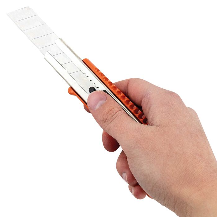 Aluminiowy nożyk tapeciak do cięcia papieru kartonu folii