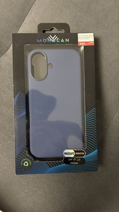 Чохол Monblan для iPhone 16 MagSafe, підкладка з мікрофібри