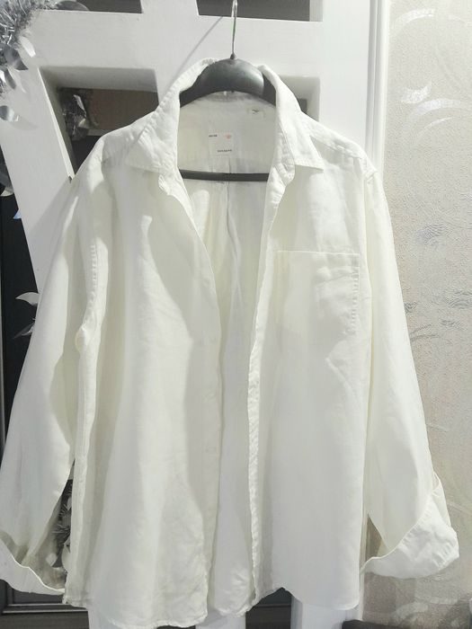 Сорочка біла оверсайз Tommy H.,сорочка жіноча бренд