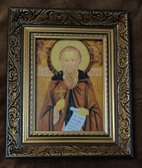 Икона из янтаря.