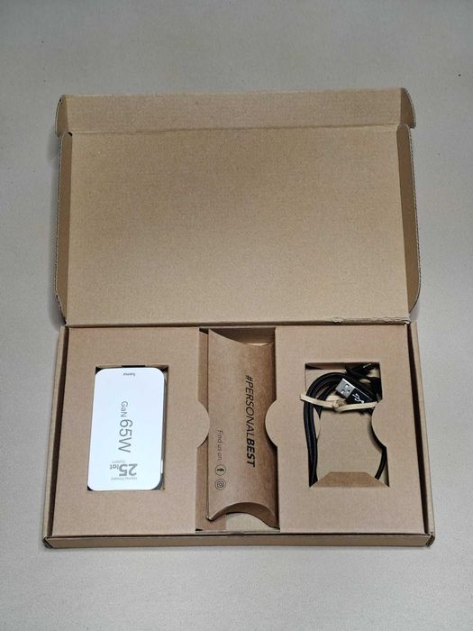 Ładowarka SUPERCHARGER Hama GAN 65W! + kabel USB C, micro, lightning