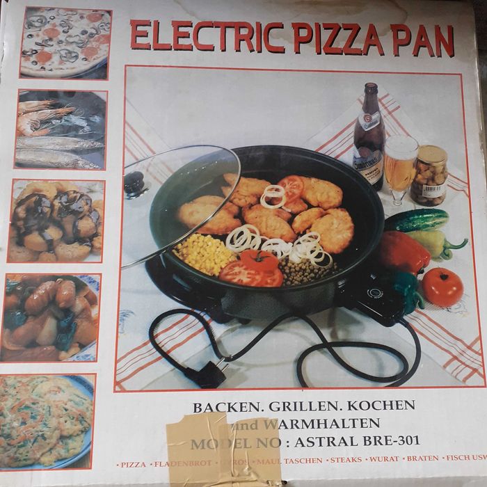 Frigideira elétrica para pizzas