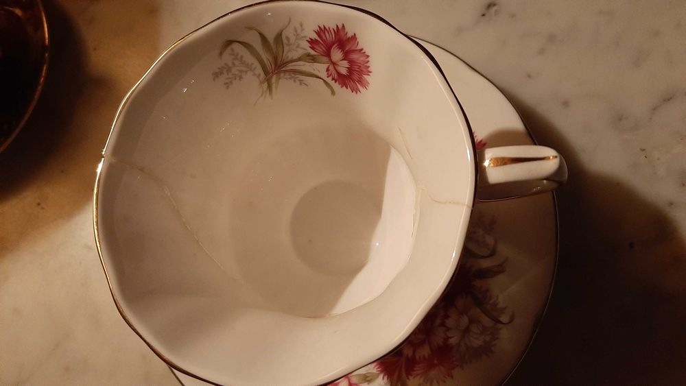 Conjunto de chávenas inglesas