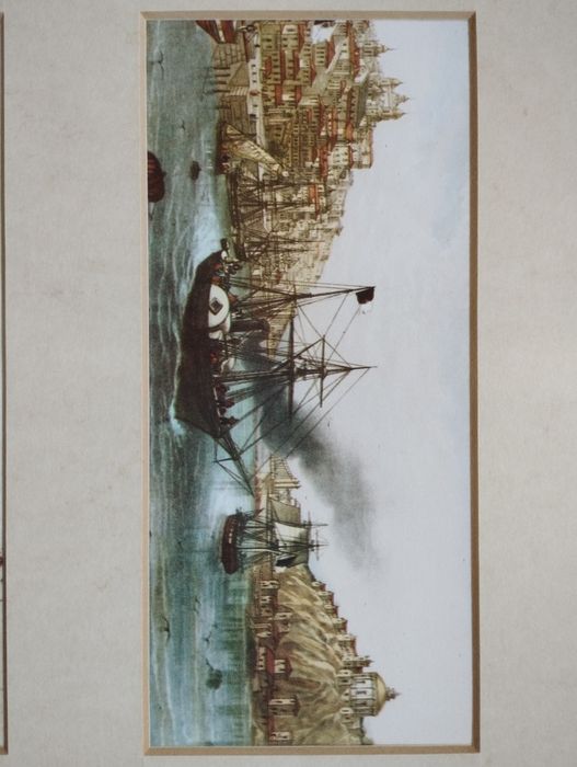 Quadro com cenas históricas do Porto