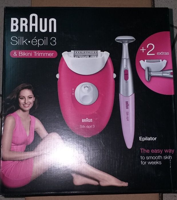Máquina depiladora Braun Silk Epil 3 - NOVA