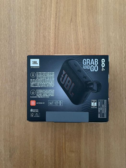 Coluna bluetooth JBL GO 4 preto