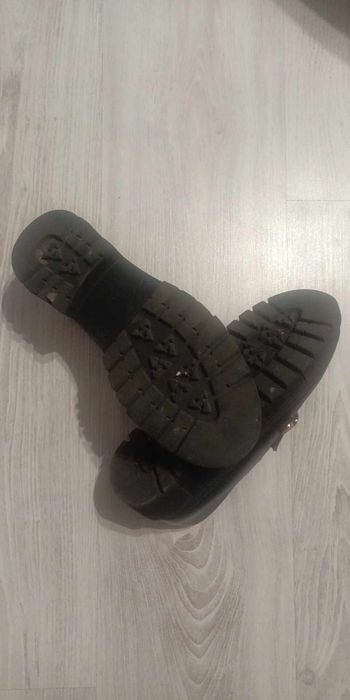 Buty damskie czarne mokasyny 37