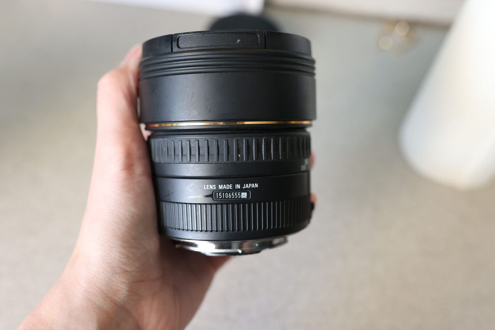 Sigma 15mm 2.8 fisheye mocowanie Canon