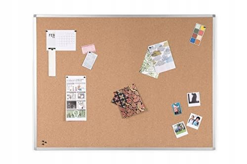 tablica korkowa boardsplus 60x90 cm z ramą aluminiową