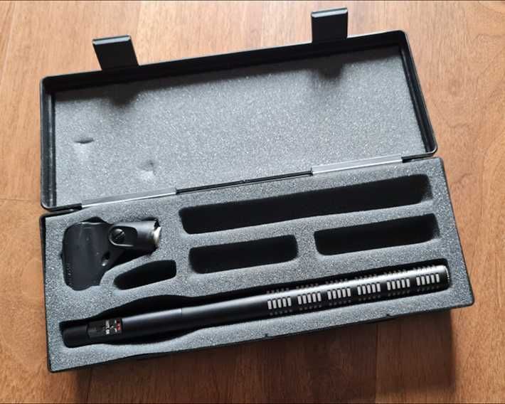 Microfone Shotgun SENNHEISER ME66+K6 com Windshield RYCOTE