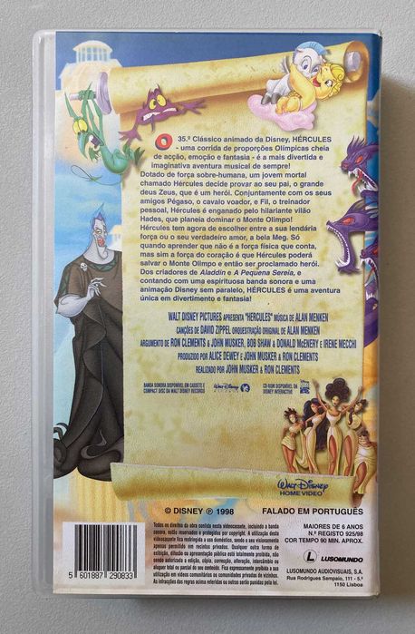 [VHS] Hércules (não testado)