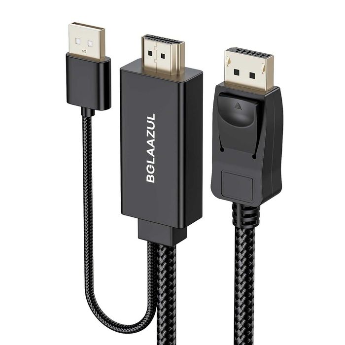 Кабель BolAAzul hdmi 2.0 Dispaly port Xbox Series X, PS5, PS4 pro, 4k