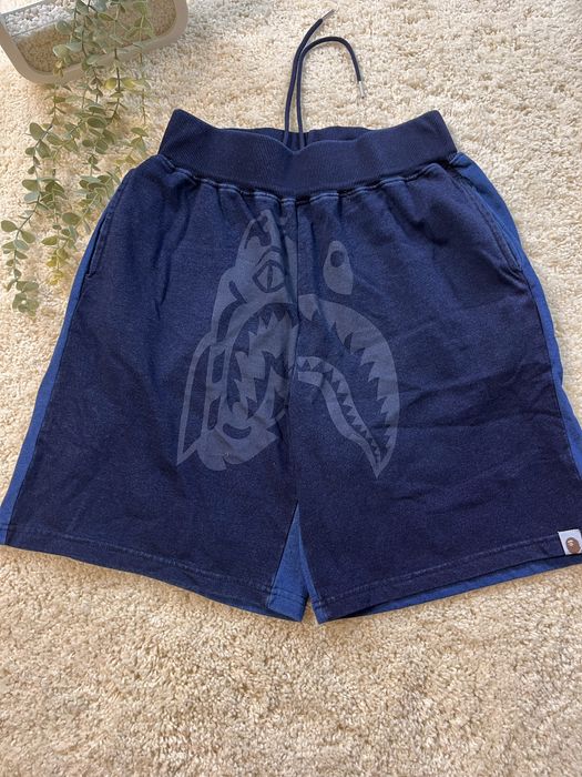 Шорти bape tiger shark indigo розмір M