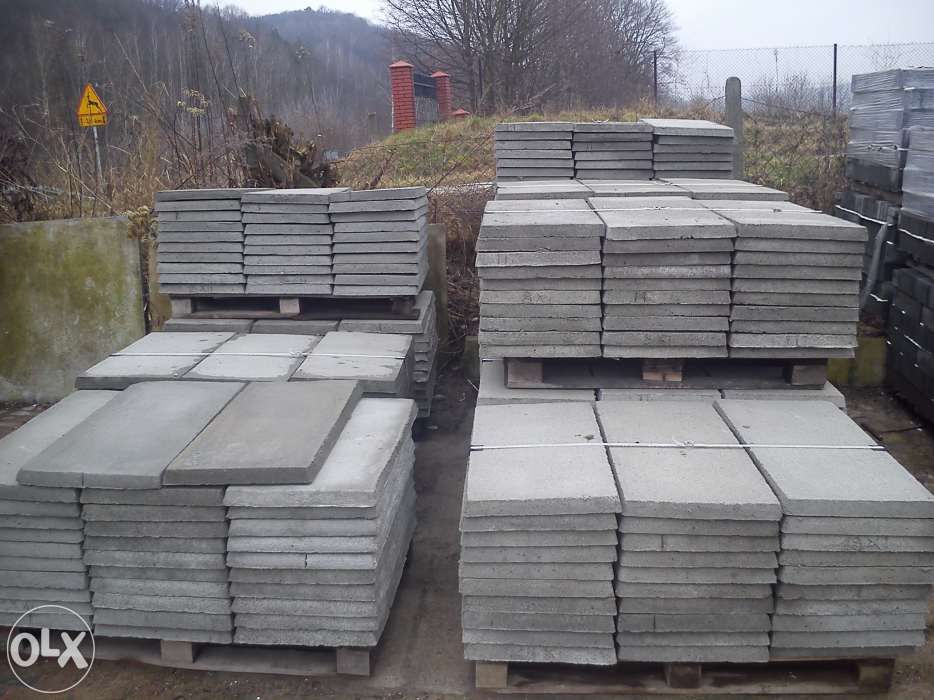 Płyty betonowe zbrojone drutem fi 6 nakrywowe, grobowe.