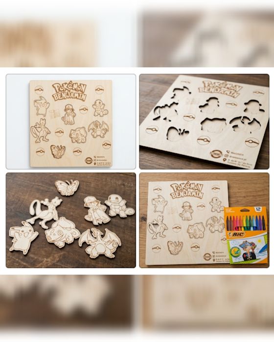 Tabuleiro 28 x 30 cm de Encaixe em Madeira personalizado (pede o teu)