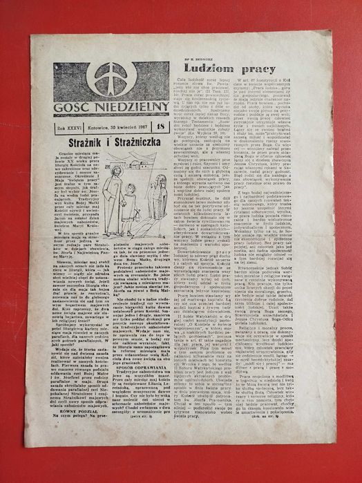 Gość niedzielny, tygodnik katolicki 18/1967, 30 kwietnia 1967