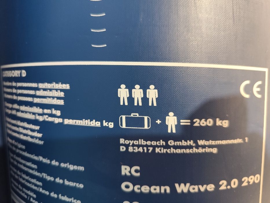 Sprzedam ponton 3 osobowy Ocean Wave użyty jeden  raz.