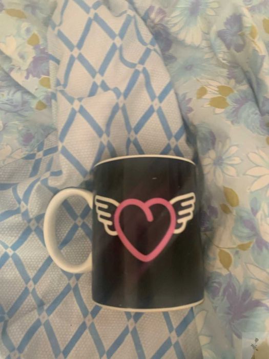 kubek z nadrukiem serca