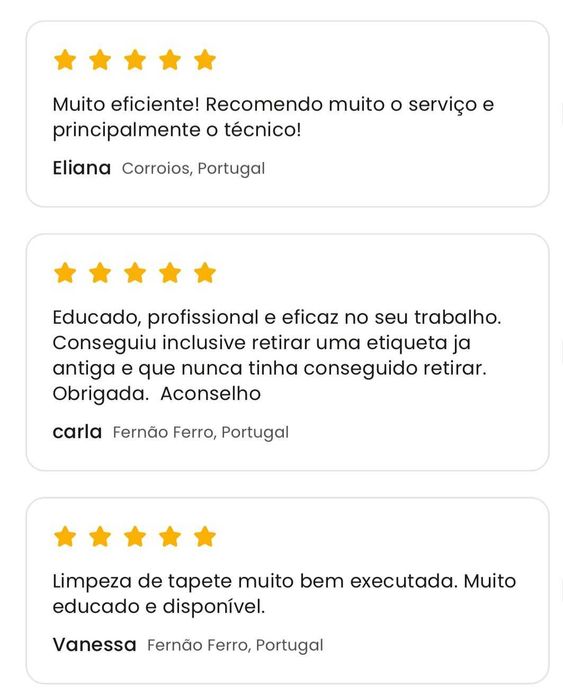 Limpeza profissional de sofá
