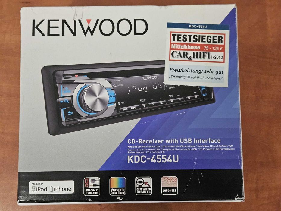 radioodtwarzacz samochodowy Kenwood KDC - 4554U