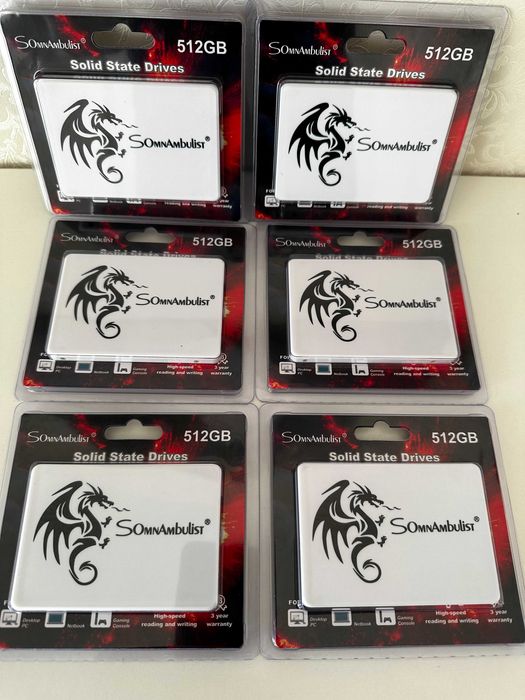 Диск SSD SATA3 128-512Gb 2.5 Нові!