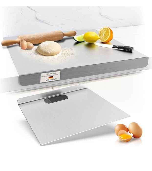 Deska do krojenia ze stali nierdzewnej, Goeasyoii, 58 x 90cm