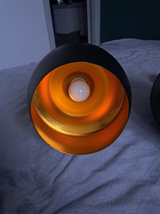 Lampa bliko czarno złota light presttige plus żarówka glamur