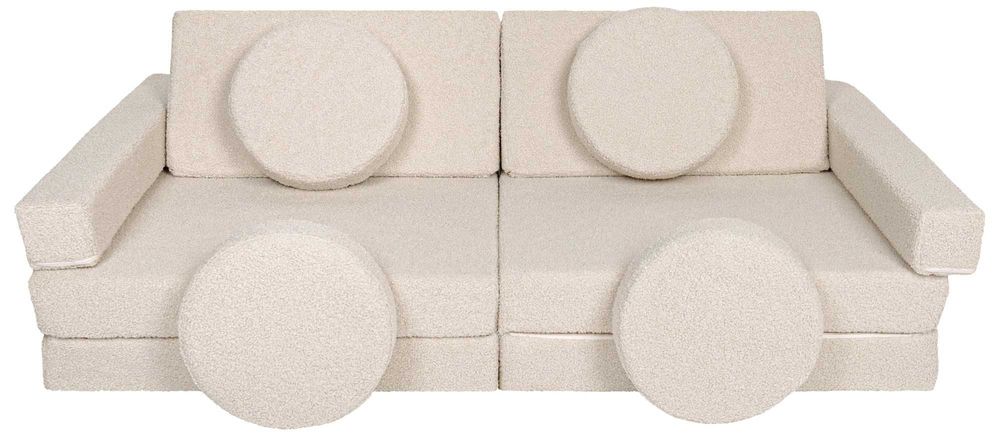 Sofa Modułowa dla Dzieci Piankowy Plac Zabaw 10 Elementów Bukla Teddy