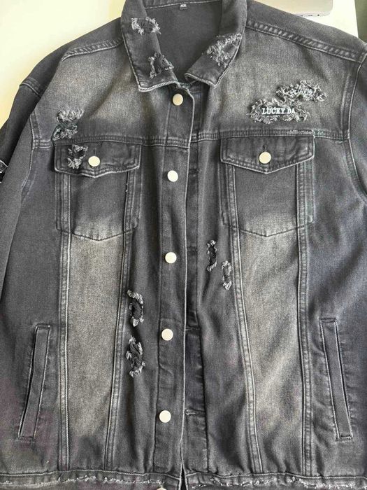 denim jacket/kurtka dżinsowa dobra cena LUCKY DAY 3XL
