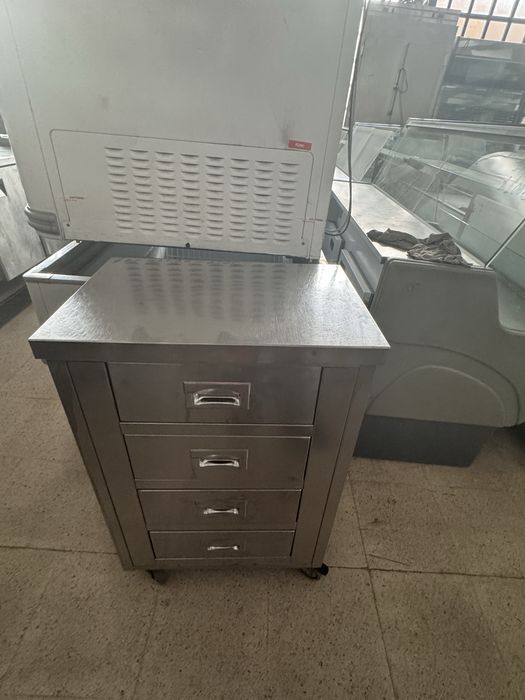 Modulo de gavetas em inox