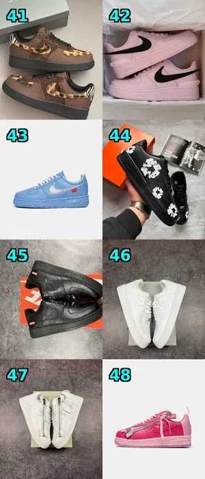 НА РУКАХ‼️кросівки Nike Air Force 1,Shroud/Custom Blood/acronym/ambish