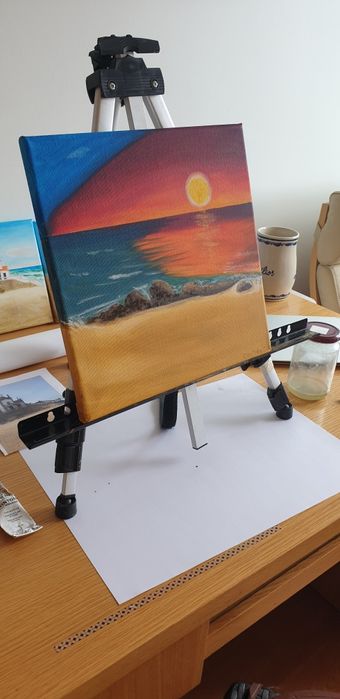 Por do Sol na praia da Sãozinha