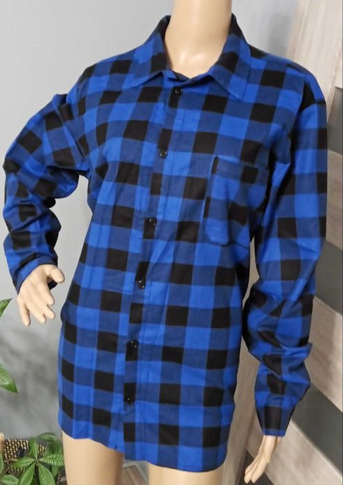 Koszula Flanelowa Bawełniana.