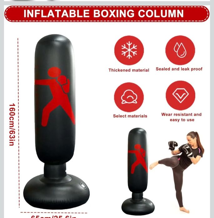 Dziecięcy dmuchany worek treningowy 160cm