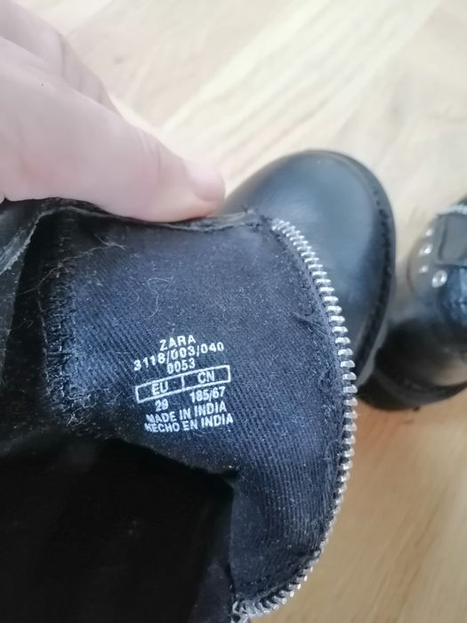 Buty skórzane Zara rozm 29