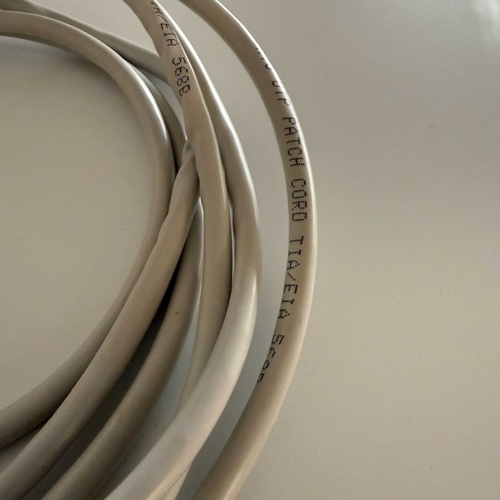 Cabo de Rede Ethernet RJ45 Branco