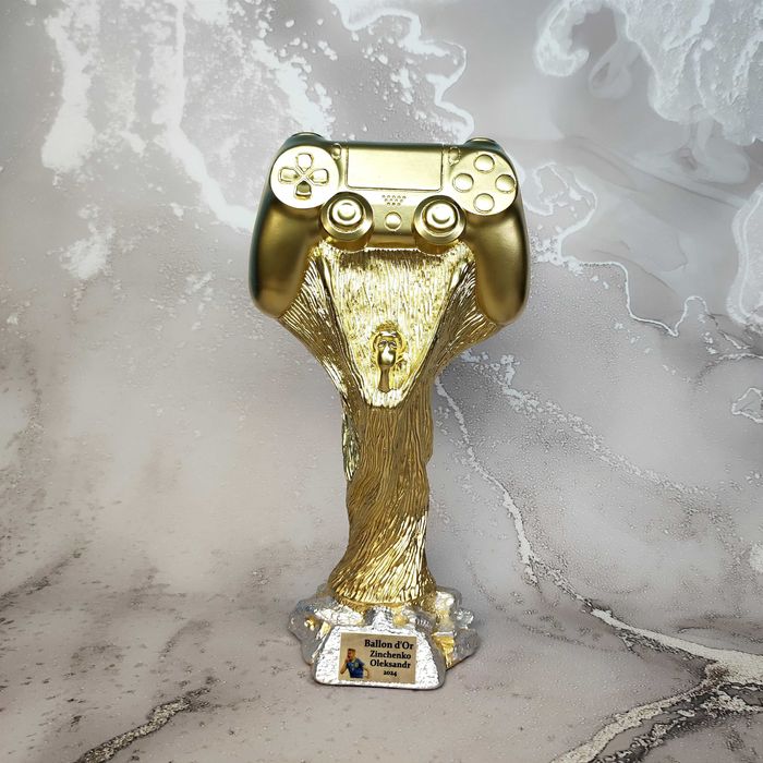 Джостик PS золотий Подарунок кубок