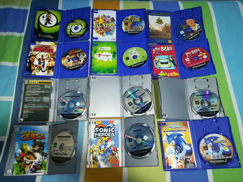 Playstation 2 + 24 Jogos + Dual Shock