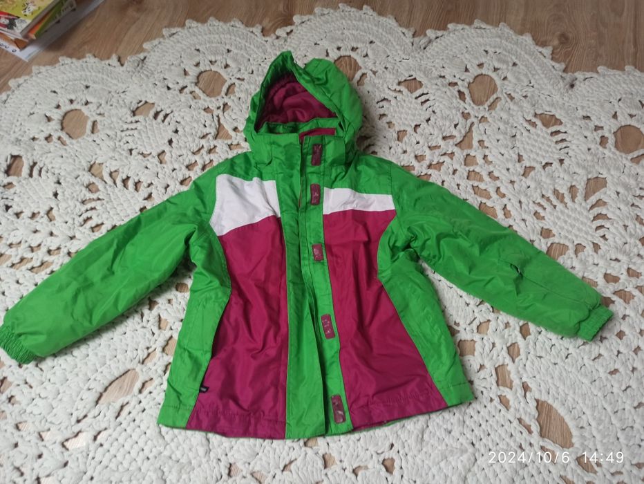 Kurtka narciarska zimowa crivit 122/128 5-6llat